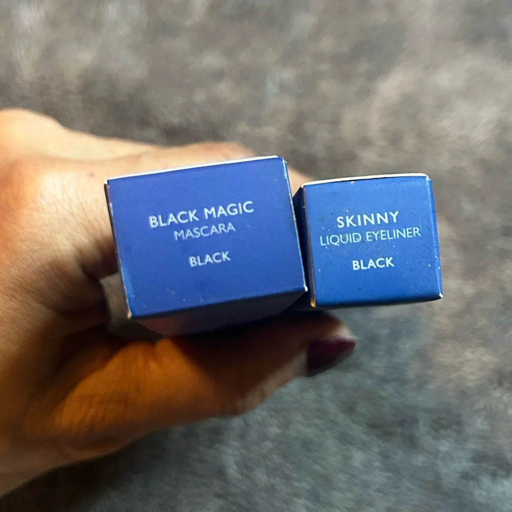 Eyeko London BLACK MAGIC Mascara & SKINNY Black Liquid Eyeliner, New